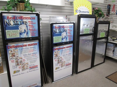 Owatonna RV Services gas and electric refridgerators