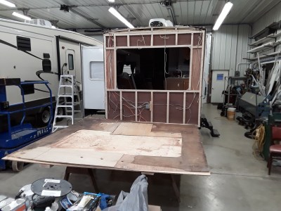 Owatonna RV Services siding replacement